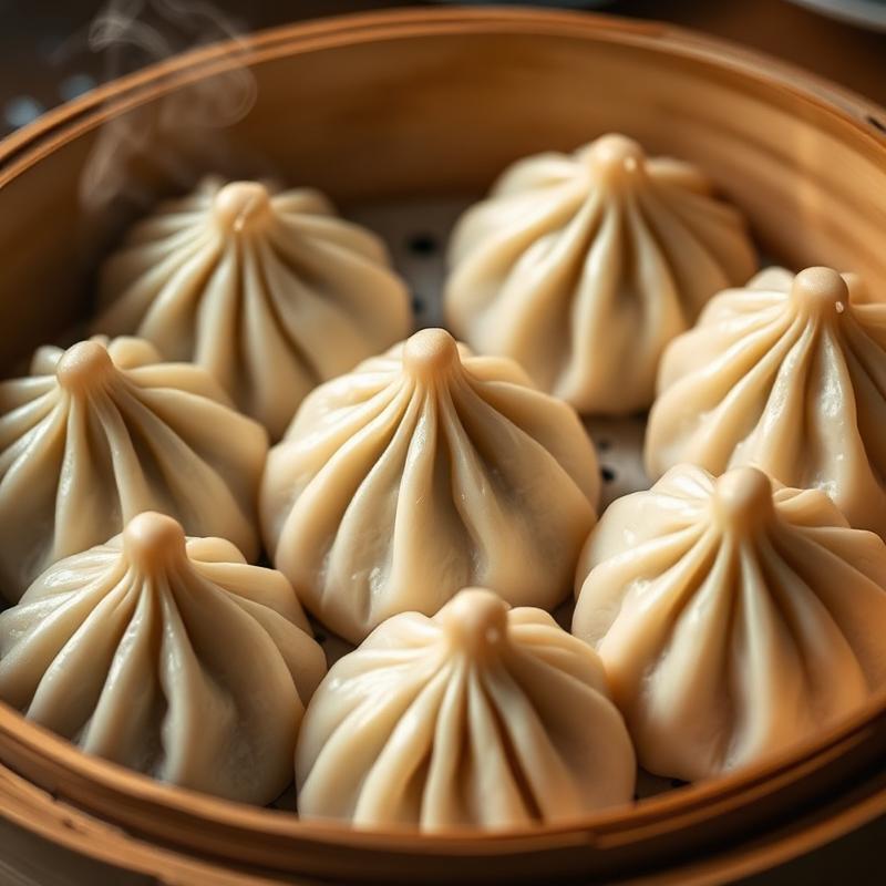 Gedämpfte vegane Dumplings